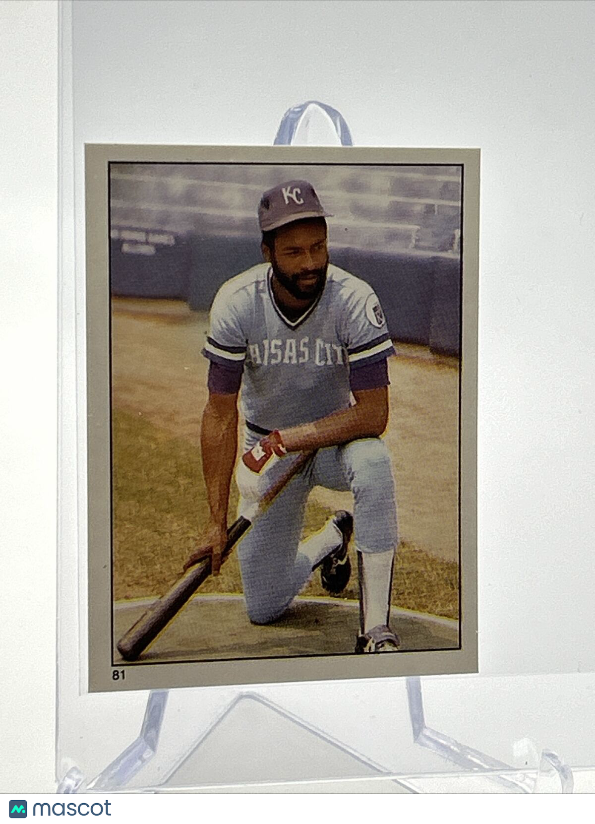1981 Topps Stickers Willie Wilson Baseball Card #81 NM-Mint FREE SHIPPING