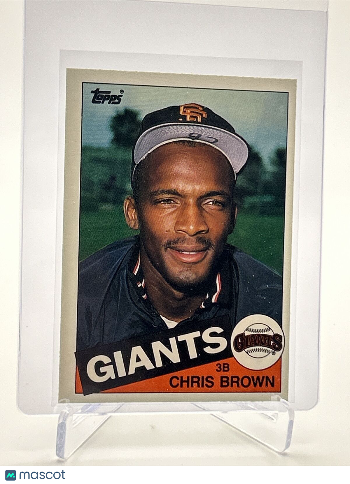 1985 Topps Traded Chris Brown Rookie Baseball Card #10T NM-MT FREE SHIPPING