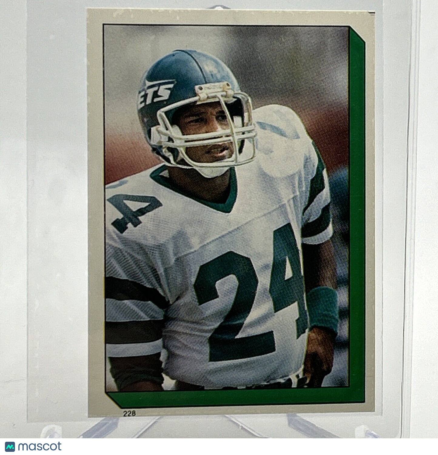 1986 Topps Freeman McNeil Football Sticker Card #228 NM-MT FREE SHIPPING