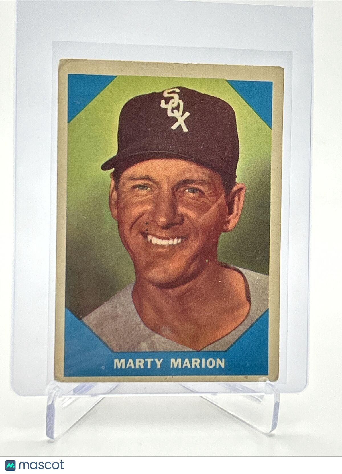 1960 Fleer Baseball Greats Marty Marion Card #19 VG Quality FREE SHIPPING