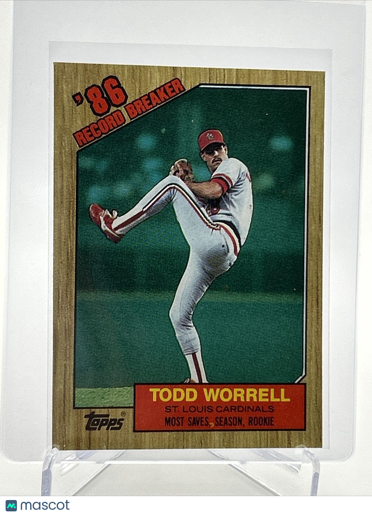 1987 Topps Todd Worrell Baseball Card #7 Mint FREE SHIPPING
