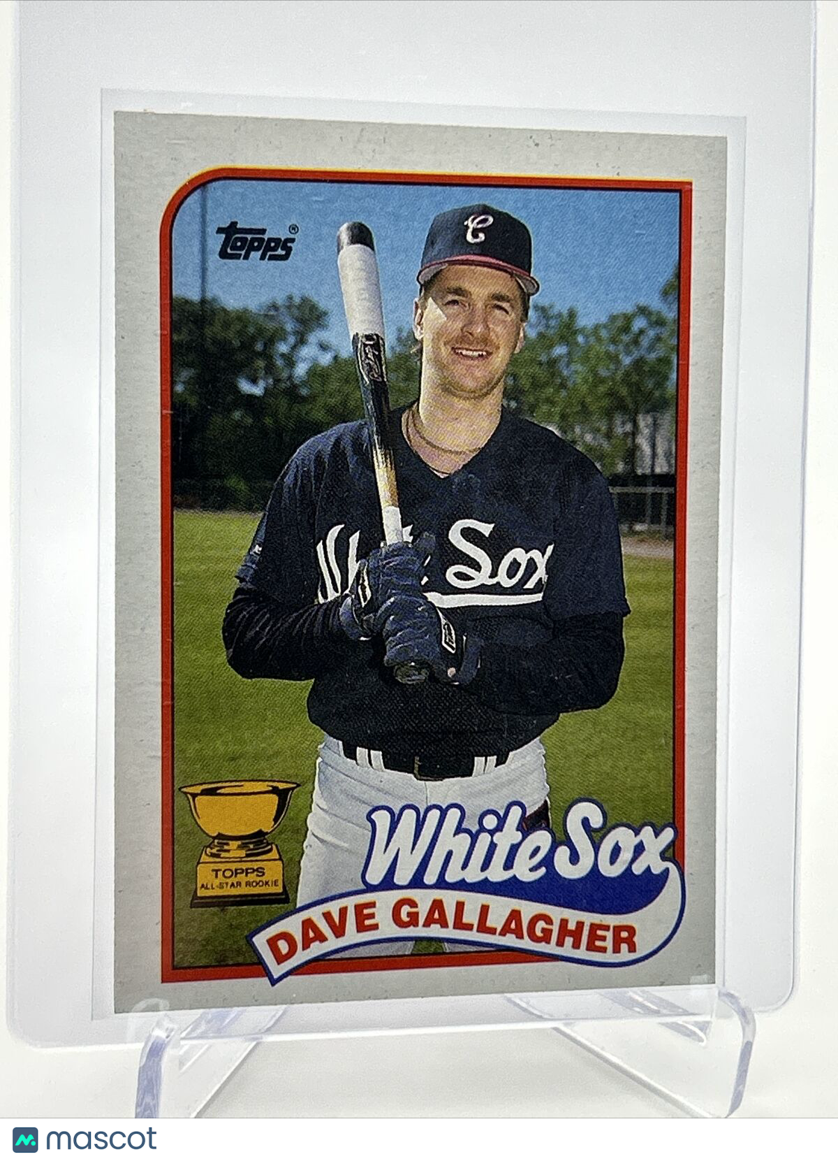 1989 Topps Dave Gallagher Rookie Baseball Card #156 Mint FREE SHIPPING