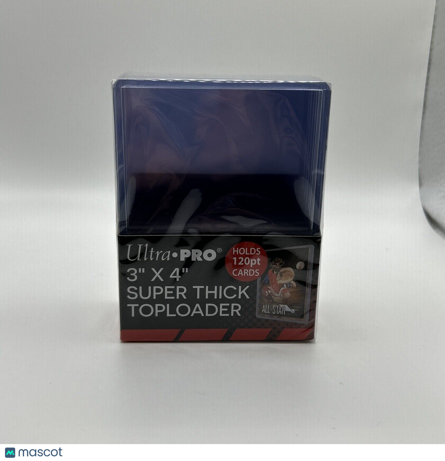 Ultra Pro 3X4 Super Thick Toploaders 120pt Point 1 Pack of 10 for Thick Cards