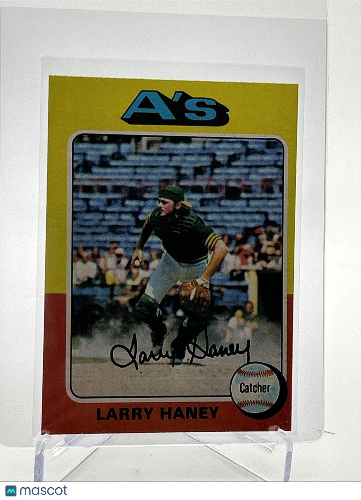 1975 Topps Larry Haney Baseball Card #626 NM Quality FREE SHIPPING