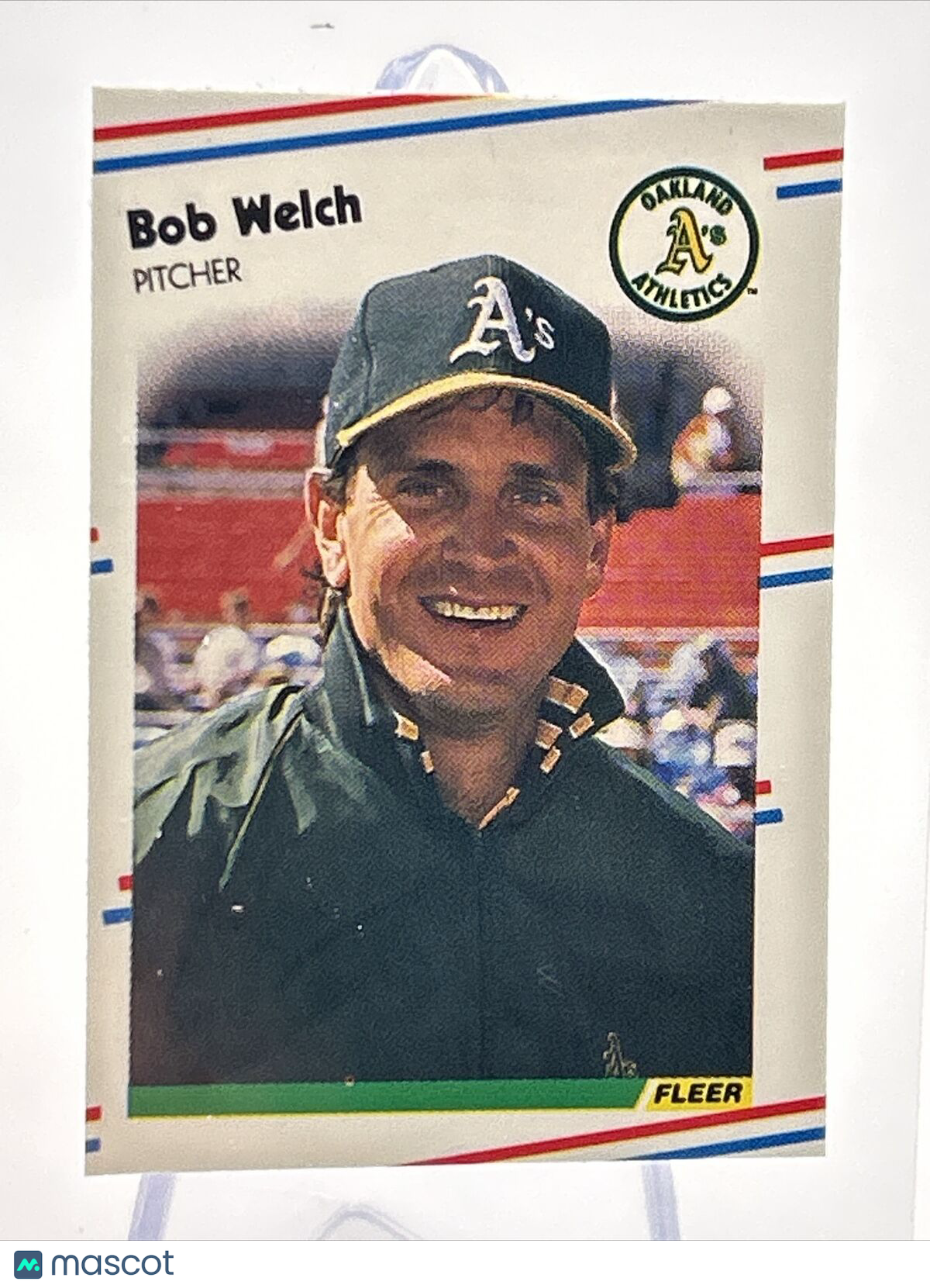 1988 Fleer Classic MINI Bob Welch Baseball Card #50 Mint FREE SHIPPING