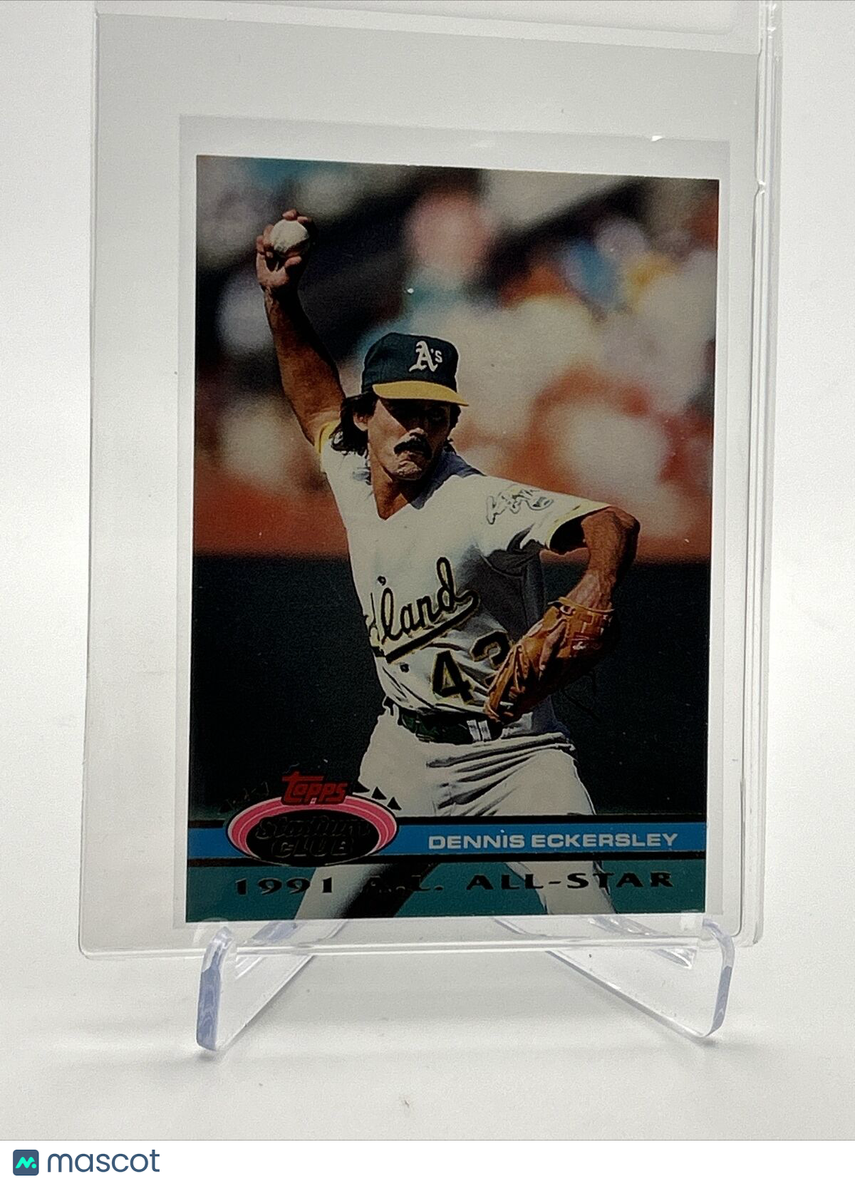 1992 Stadium Club Dome Dennis Eckersley Baseball Card #42 Mint FREE SHIPPING