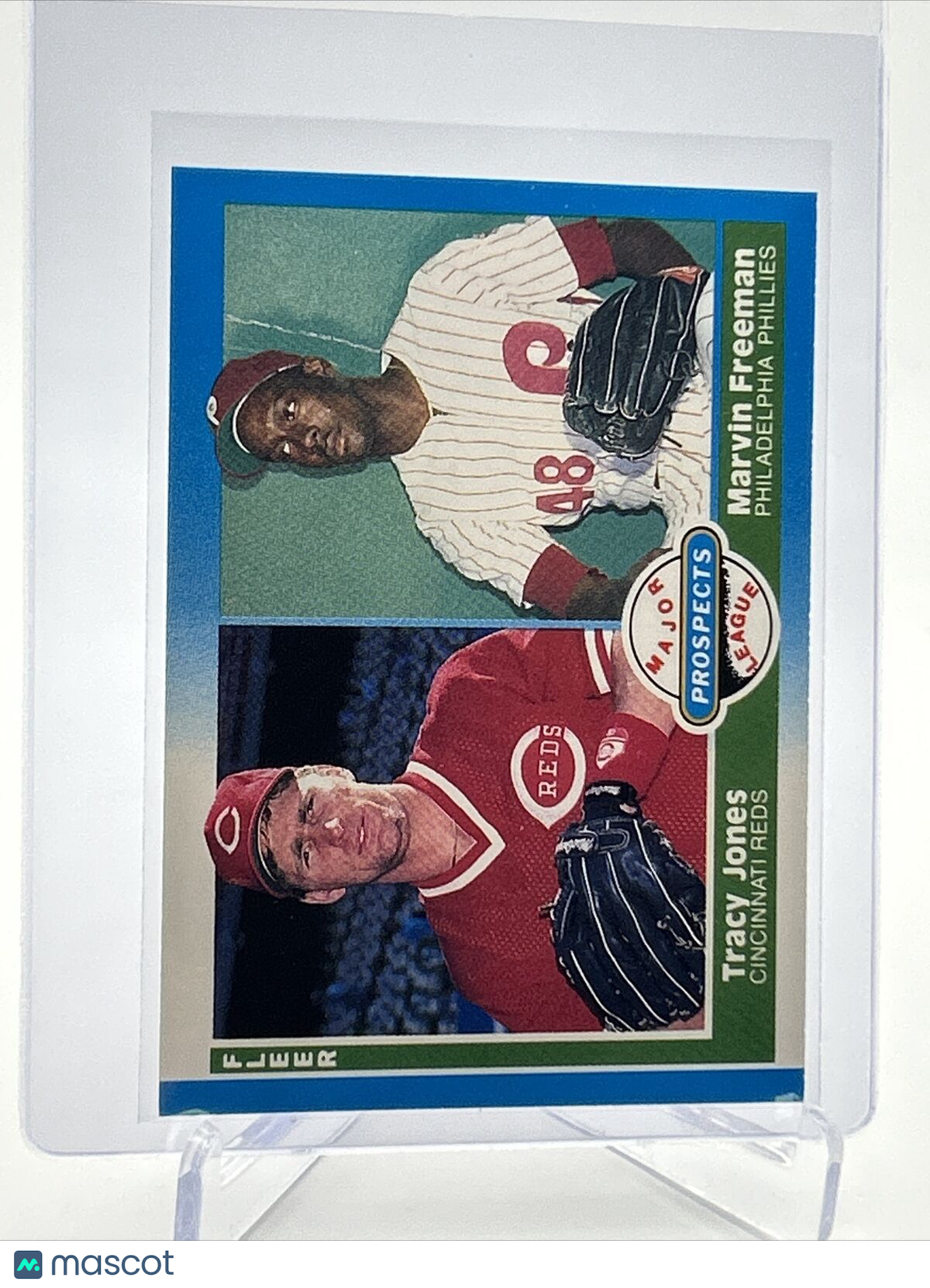 1987 Fleer Tracy Jones/Marvin Freeman Rookie Card #651 Mint FREE SHIPPING