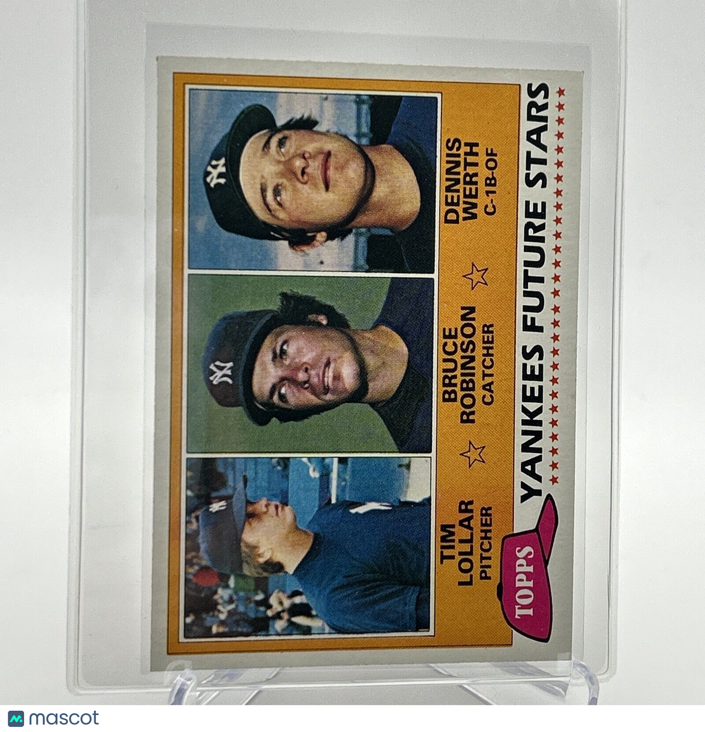 1981 Topps Yankees Future Stars Rookie Baseball Card #424 NM-Mint FREE SHIPPING