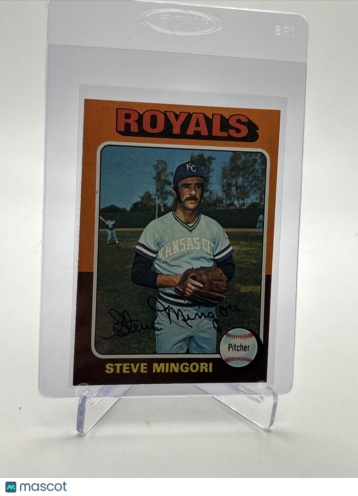 1975 Topps Steve Mingori Baseball Card #544 NM Quality FREE SHIPPING