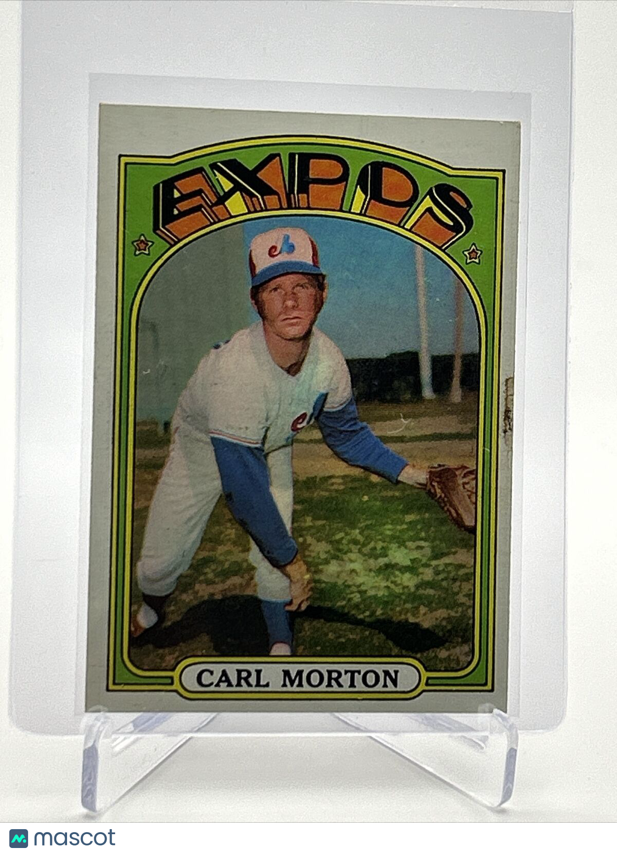 1972 Topps Carl Morton Baseball Card #134 Poor Quality FREE SHIPPING