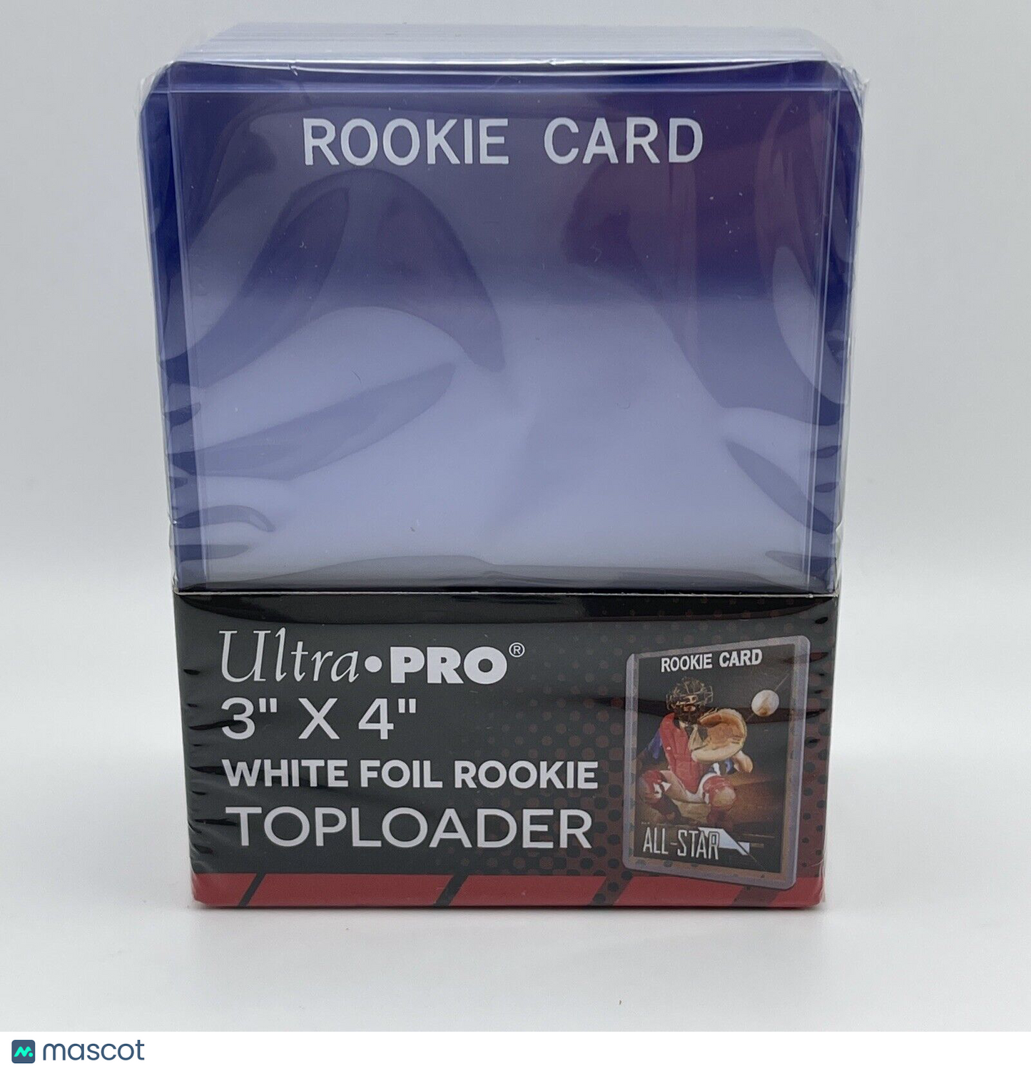 Ultra Pro 3X4 WHITE Rookie 35pt Toploaders 1 Pack of 25 for Standard Sized Cards