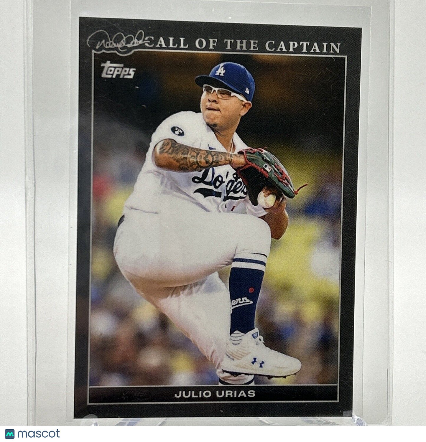2022 Topps x Derek Jeter Julio Urias 9/125 Baseball Card #39 FREE SHIPPING