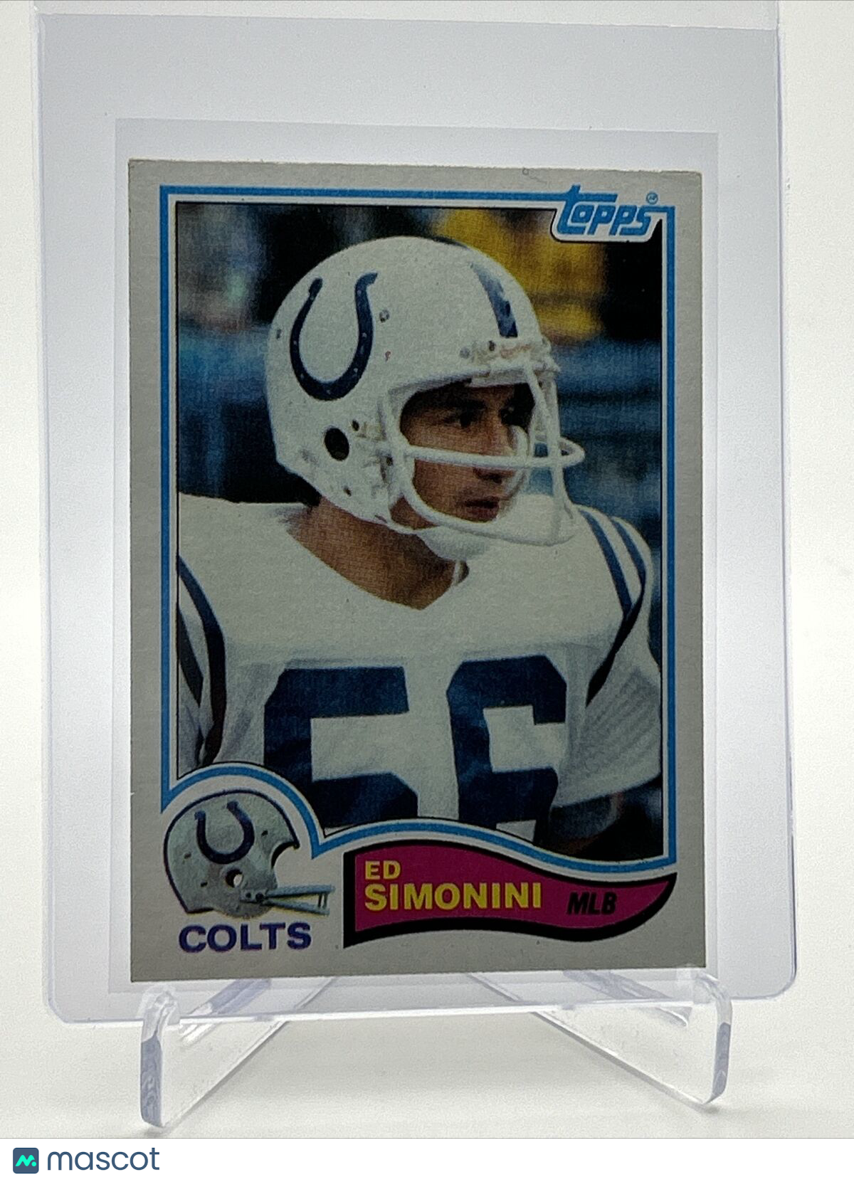 1982 Topps Ed Simonini Football Card #20 NM-MT FREE SHIPPING