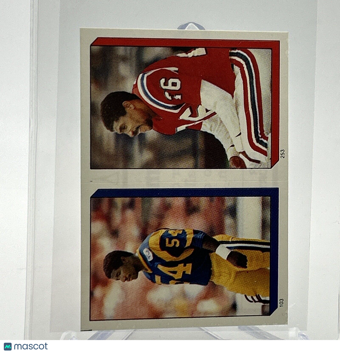 1986 Topps Mike Wilcher/Raymond Clayborn Card #103/253 NM-MT FREE SHIPPING