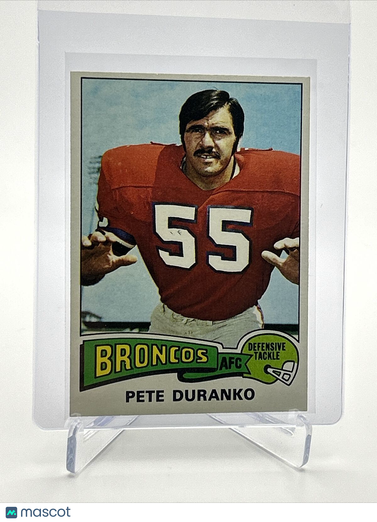 1975 Topps Pete Duranko Football Card #187 NM Quality FREE SHIPPING