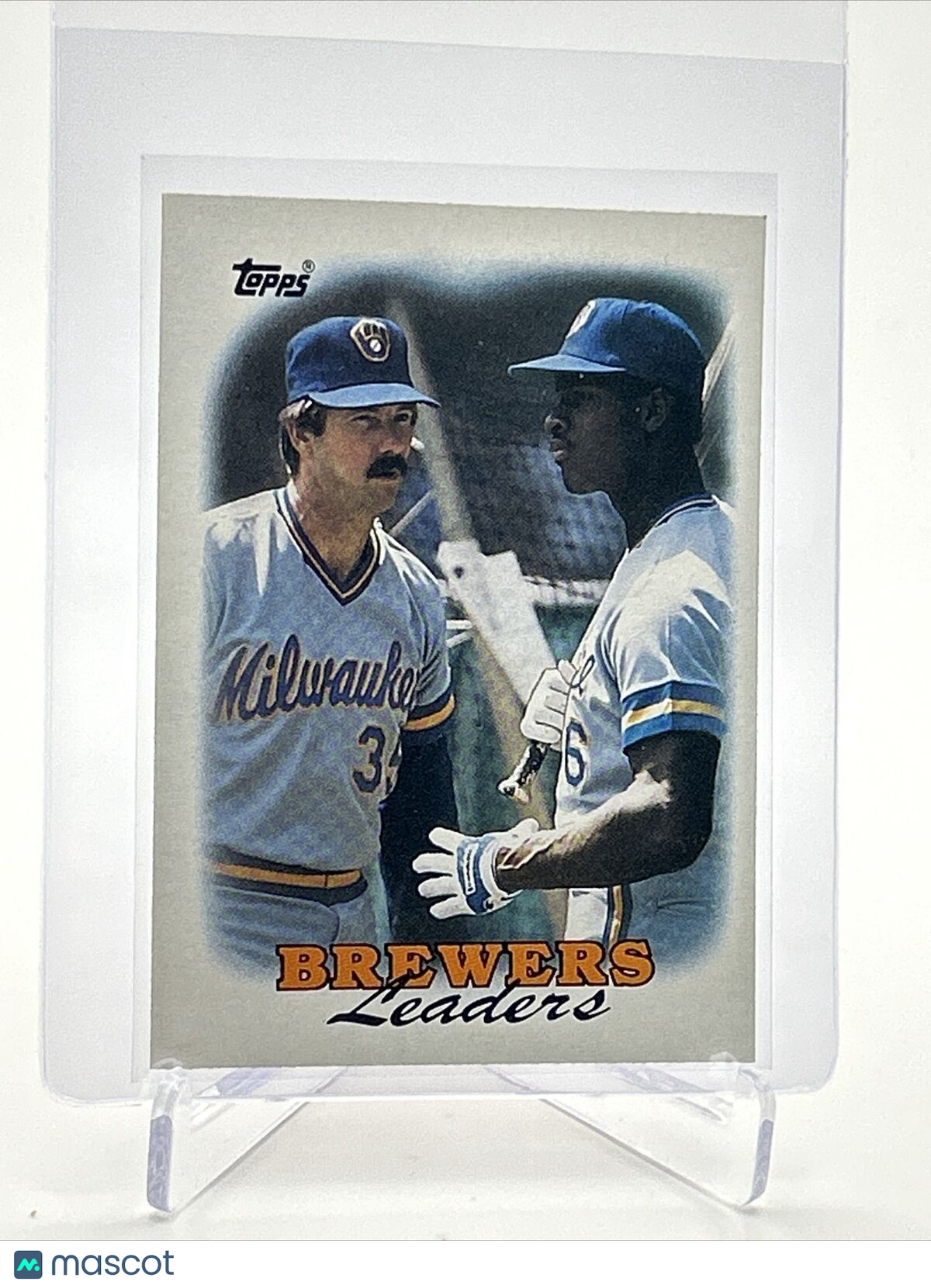 1988 Topps Brewers Leaders Baseball Card #639 Mint FREE SHIPPING