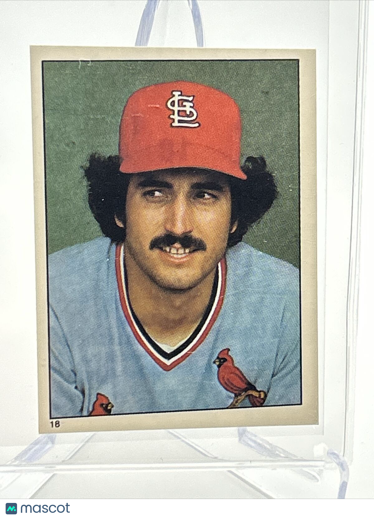1981 Topps Stickers Keith Hernandez Baseball Card #18 NM-Mint FREE SHIPPING