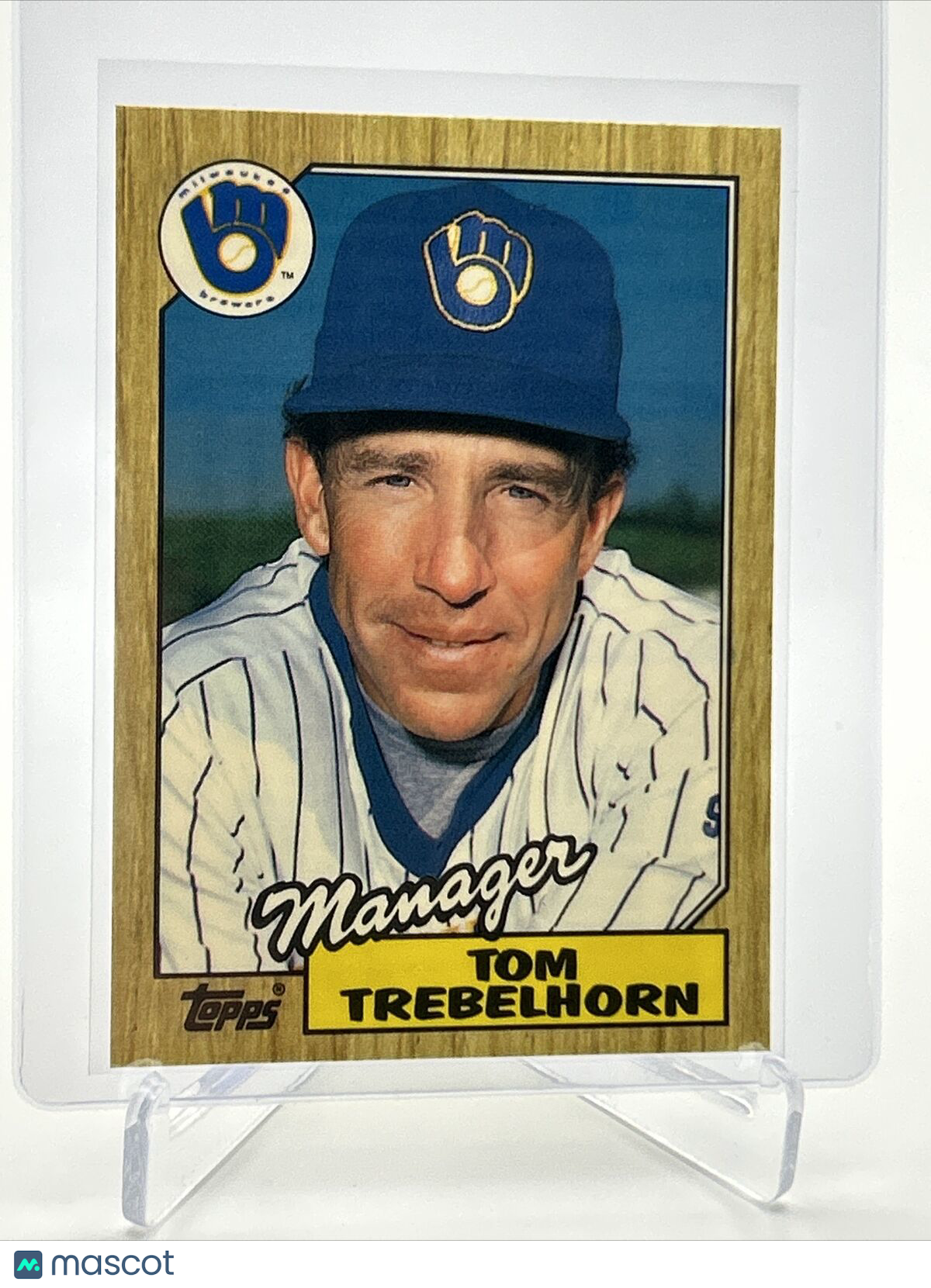 1987 Topps Traded TIFFANY Tom Trebelhorn Card #121T NM-MT FREE SHIPPING