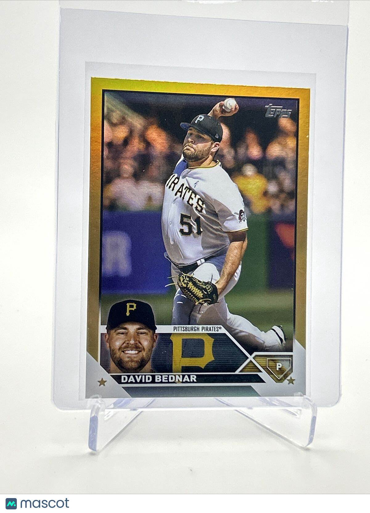 2023 Topps GOLD FOIL David Bednar Baseball Card #553 FREE SHIPPING