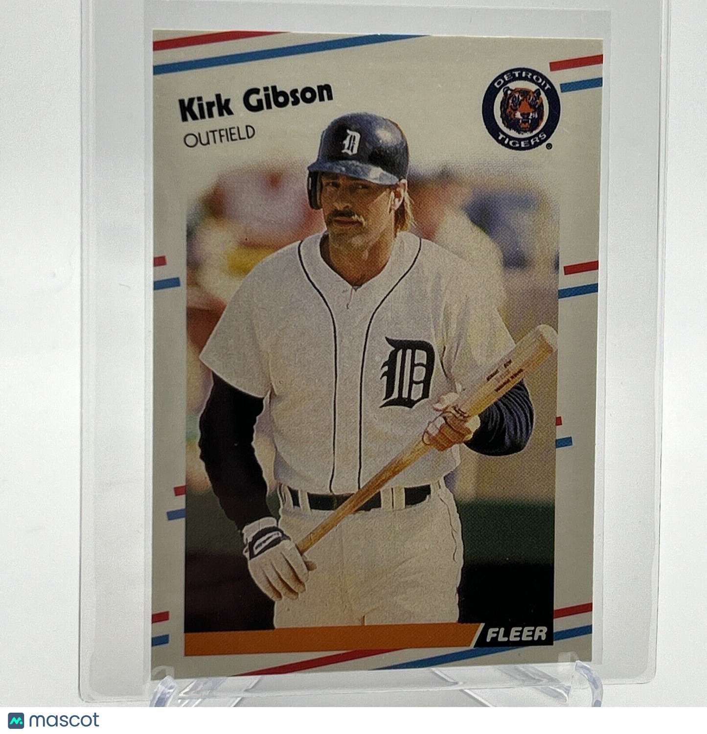 1988 Fleer GLOSSY Kirk Gibson Baseball Card #55 Mint FREE SHIPPING