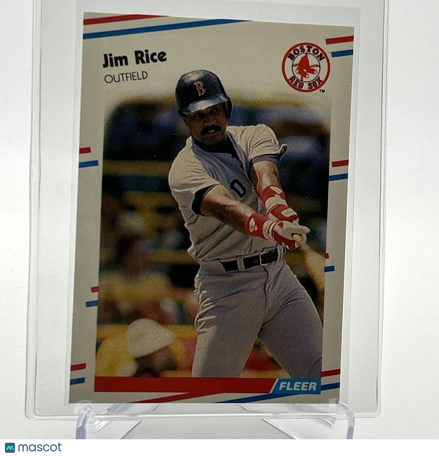 1988 Fleer GLOSSY Jim Rice Baseball Card #361 Mint FREE SHIPPING