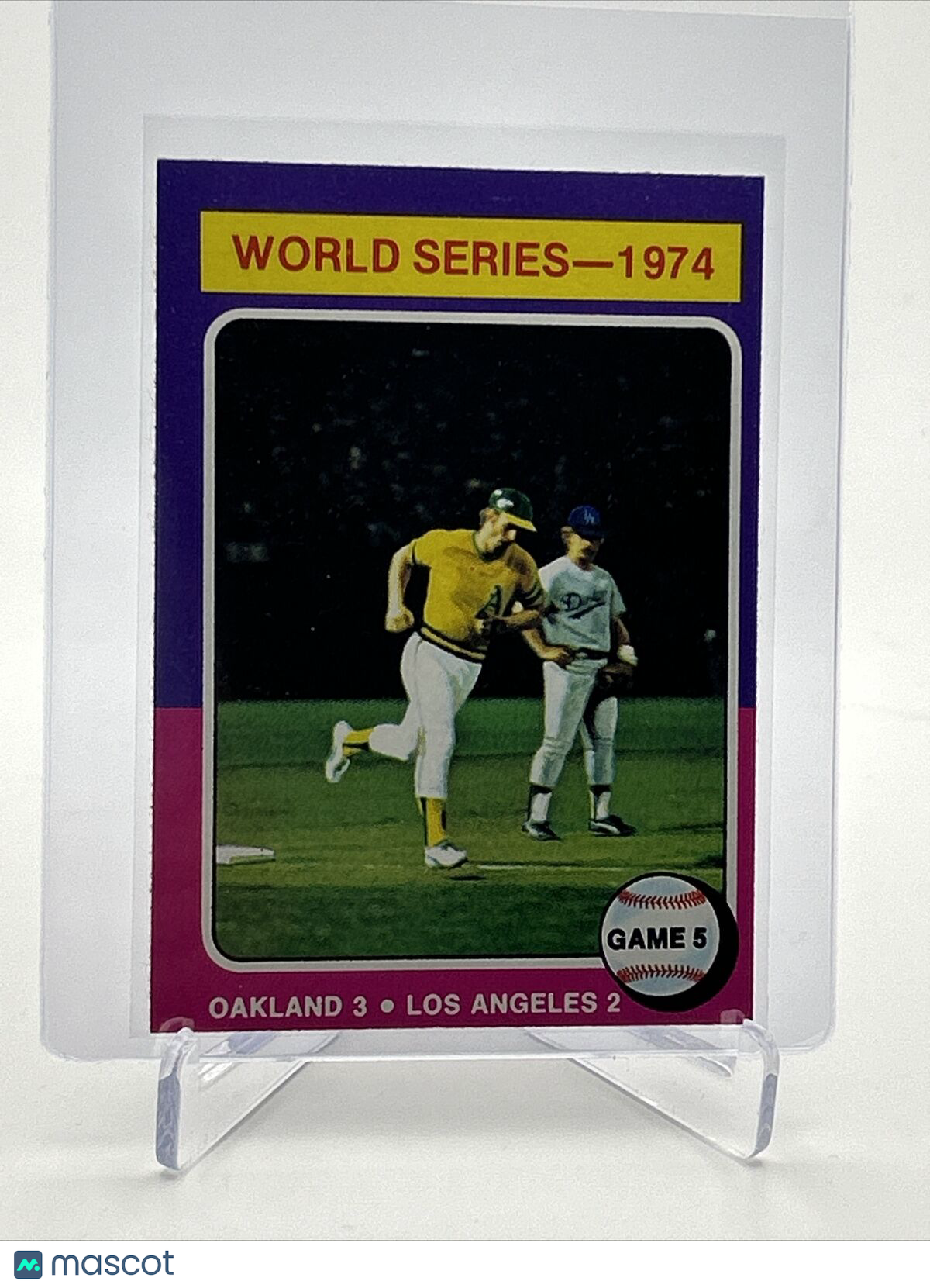 1975 Topps 1974 World Series Game 5 Baseball Card #465 NM Quality FREE SHIPPING