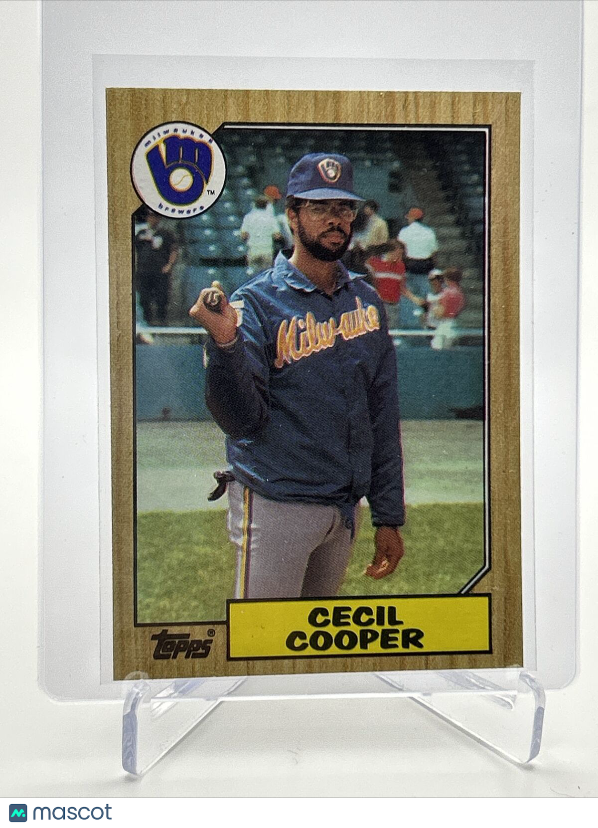 1987 Topps Cecil Cooper Baseball Card #10 Mint FREE SHIPPING