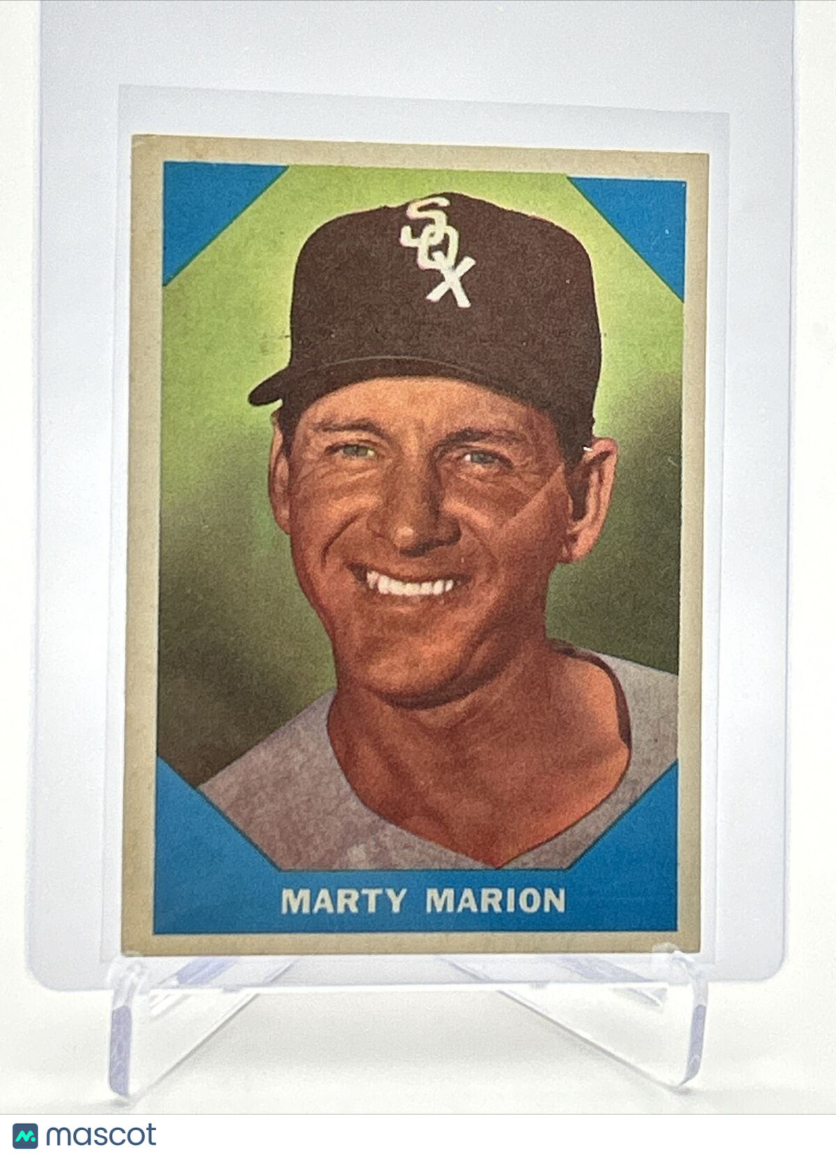 1960 Fleer Baseball Greats Marty Marion Card #19 VG-EX Quality FREE SHIPPING