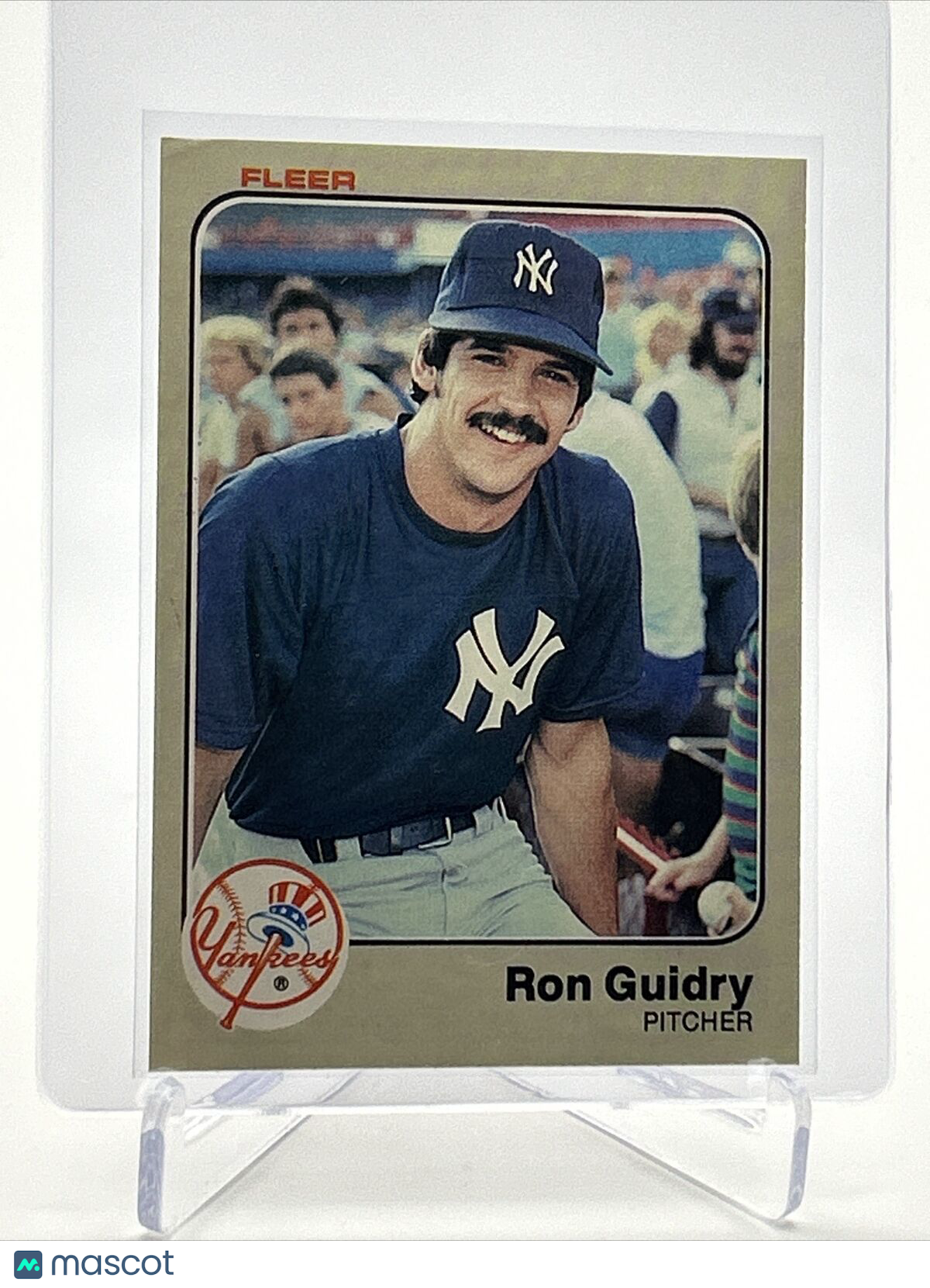 1983 Fleer Ron Guidry Baseball Card #383 NM-MT FREE SHIPPING