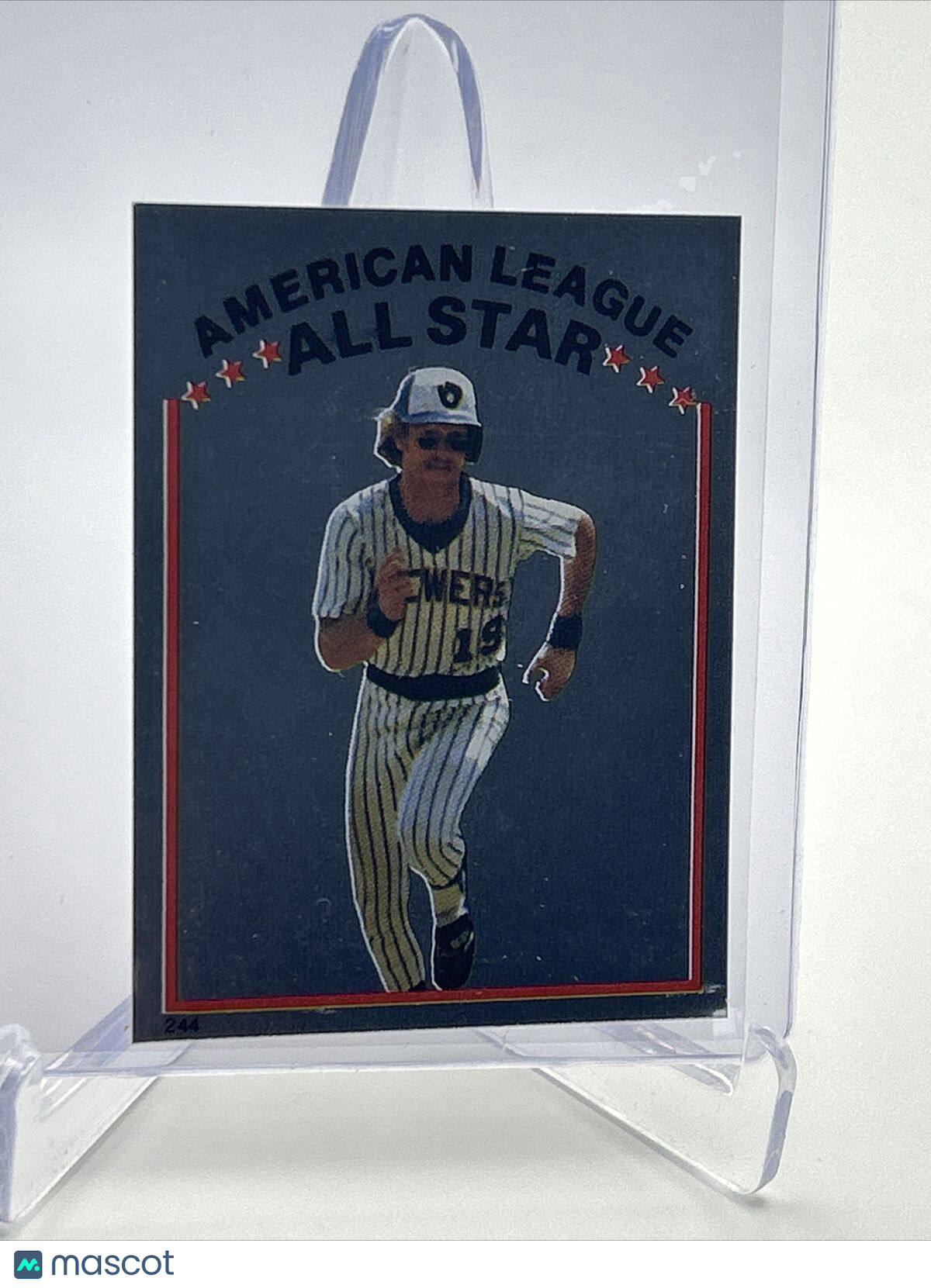 1981 Topps Stickers Robin Yount FOIL BaseballCard #244 NM-Mint FREE SHIPPING