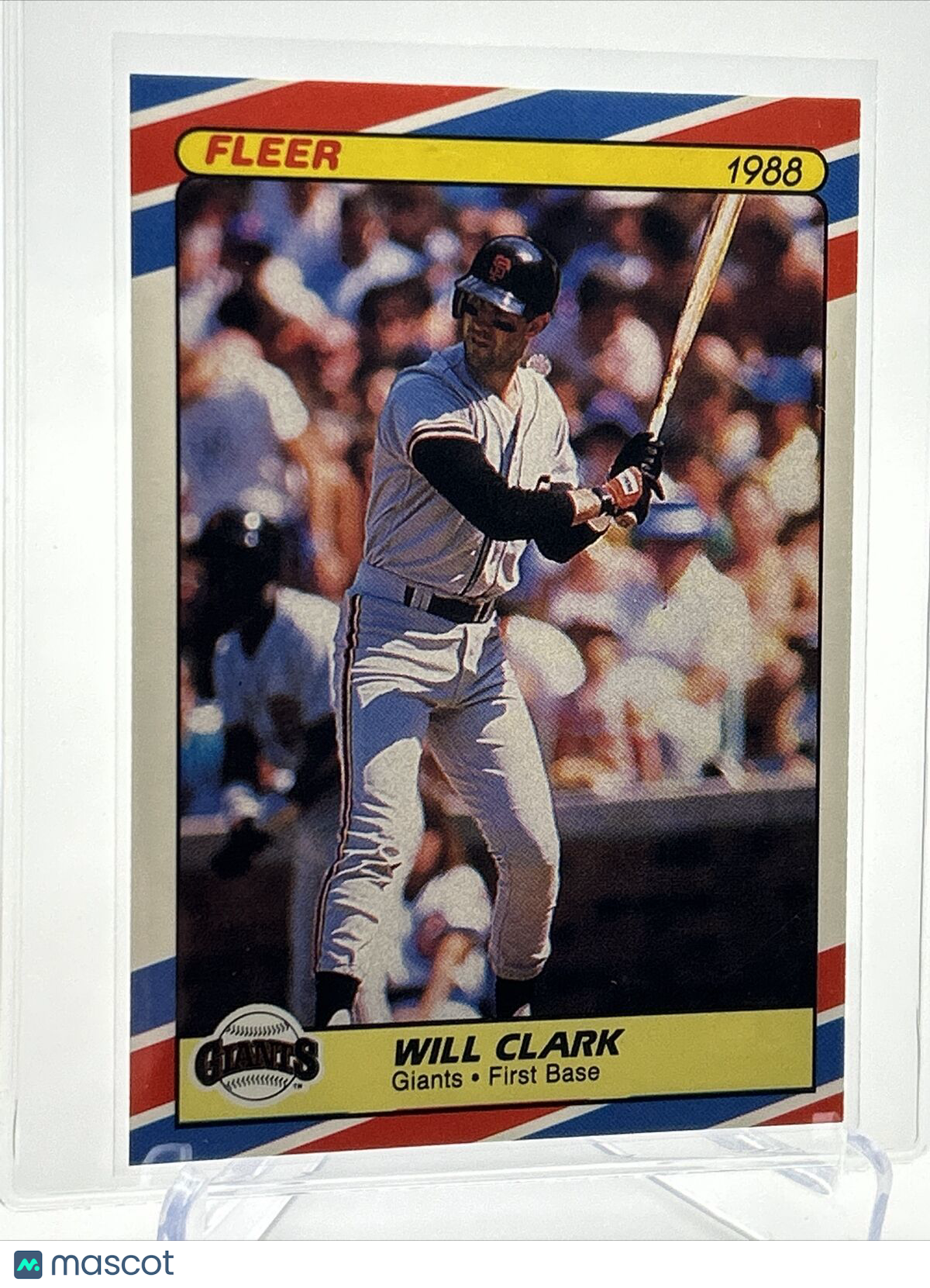 1988 Fleer Superstars Will Clark Card #8 Mint FREE SHIPPING