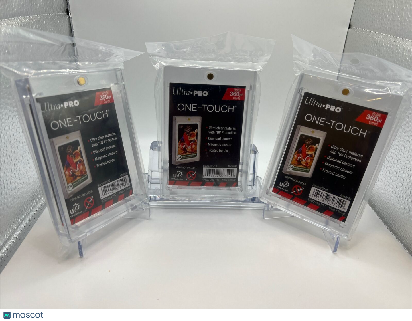 Ultra Pro One-Touch Thick Card 360pt Point Magnetic Card Holder, lot of 3 total