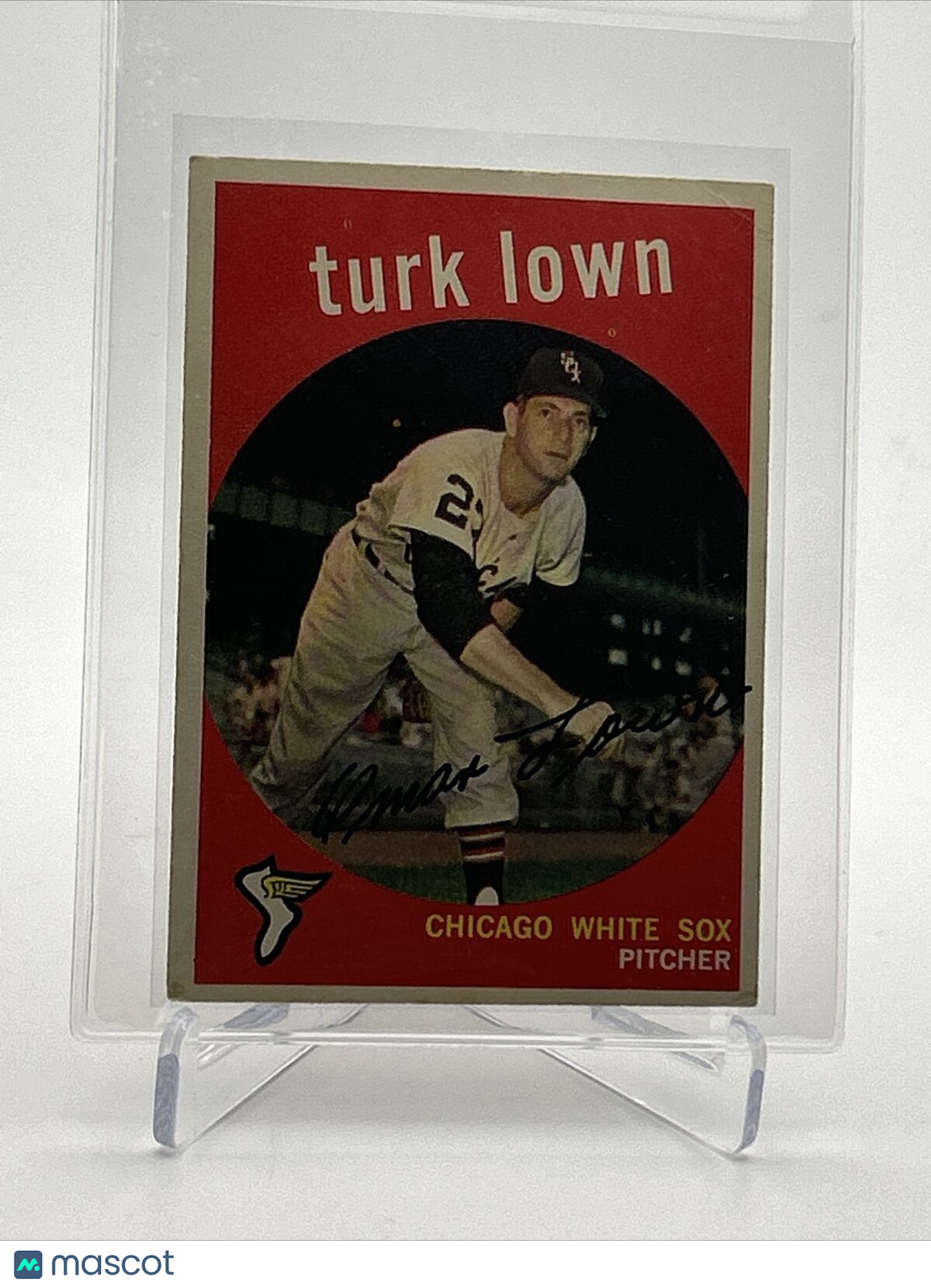 1959 Topps Turk Lown White Back Baseball Card #277 VG Quality FREE SHIPPING