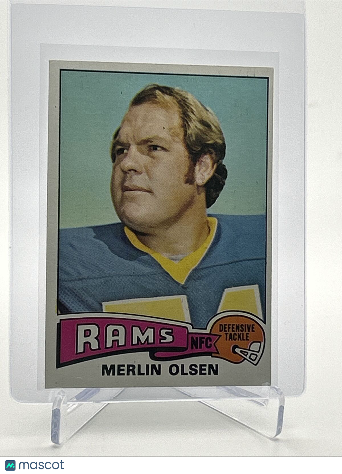 1975 Topps Merlin Olsen Football Card #525 NM Quality FREE SHIPPING