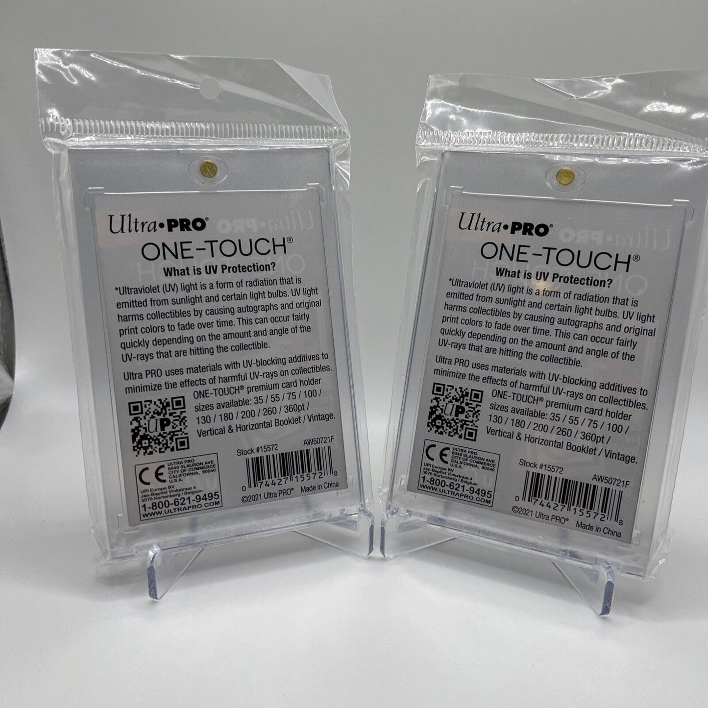 Ultra Pro One-Touch Magnetic Card Holder 23pt Point - Lot of 2 TCG Pokemon
