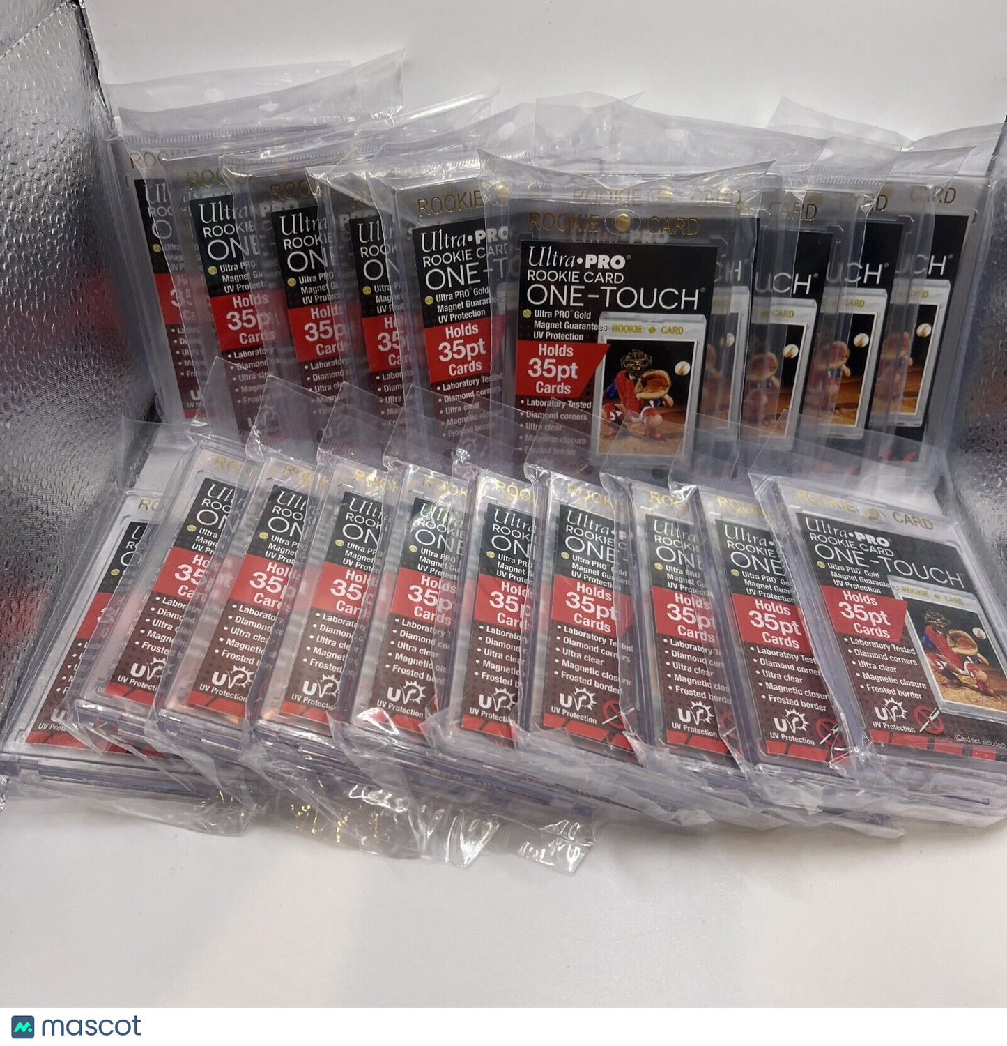 Ultra Pro One-Touch Magnetic Card Holder 35pt Point GOLD ROOKIE - Lot of 20