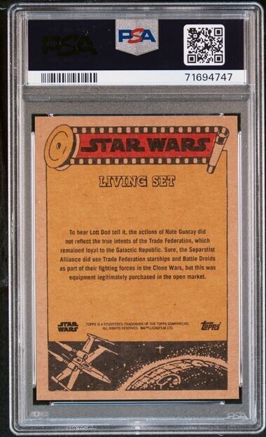 2022 Topps Star Wars Living Set Lott Dod Card #359 PSA 9 Mint