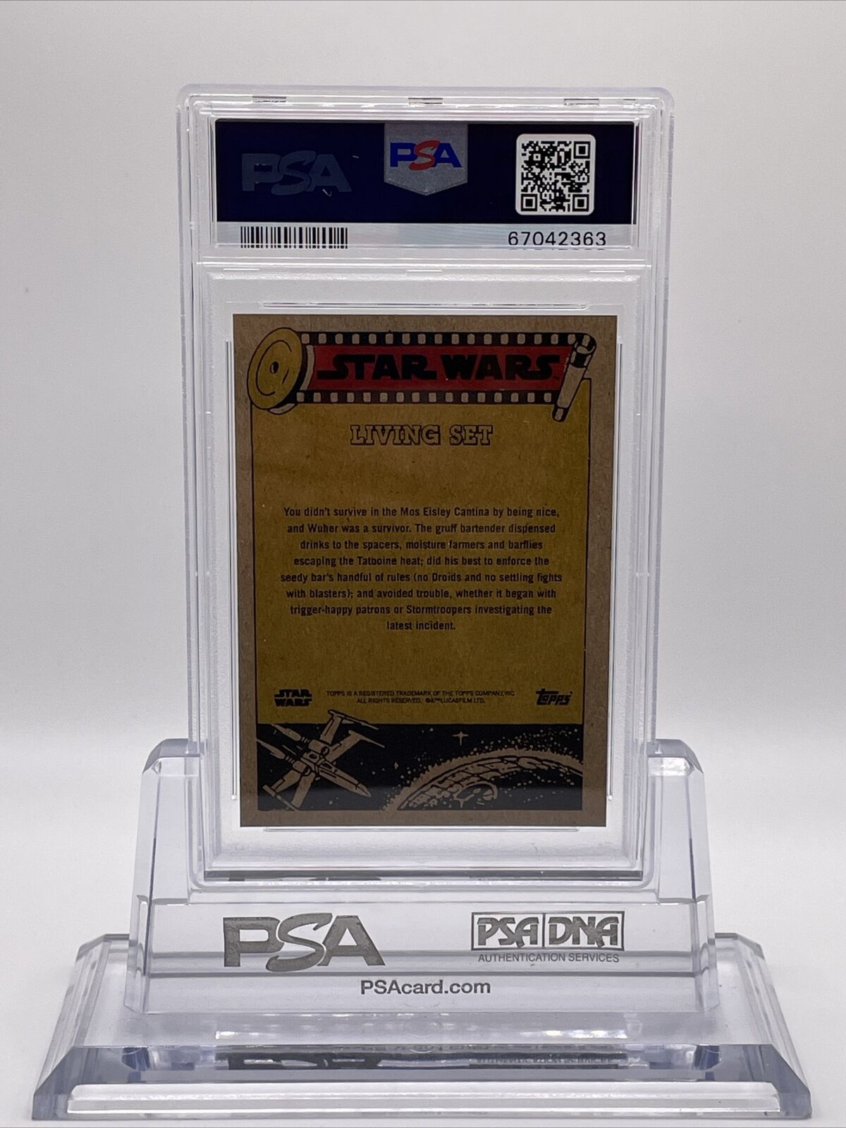 2021 Topps Star Wars Living Set Wuher Card #239 PSA 10 Gem Mint