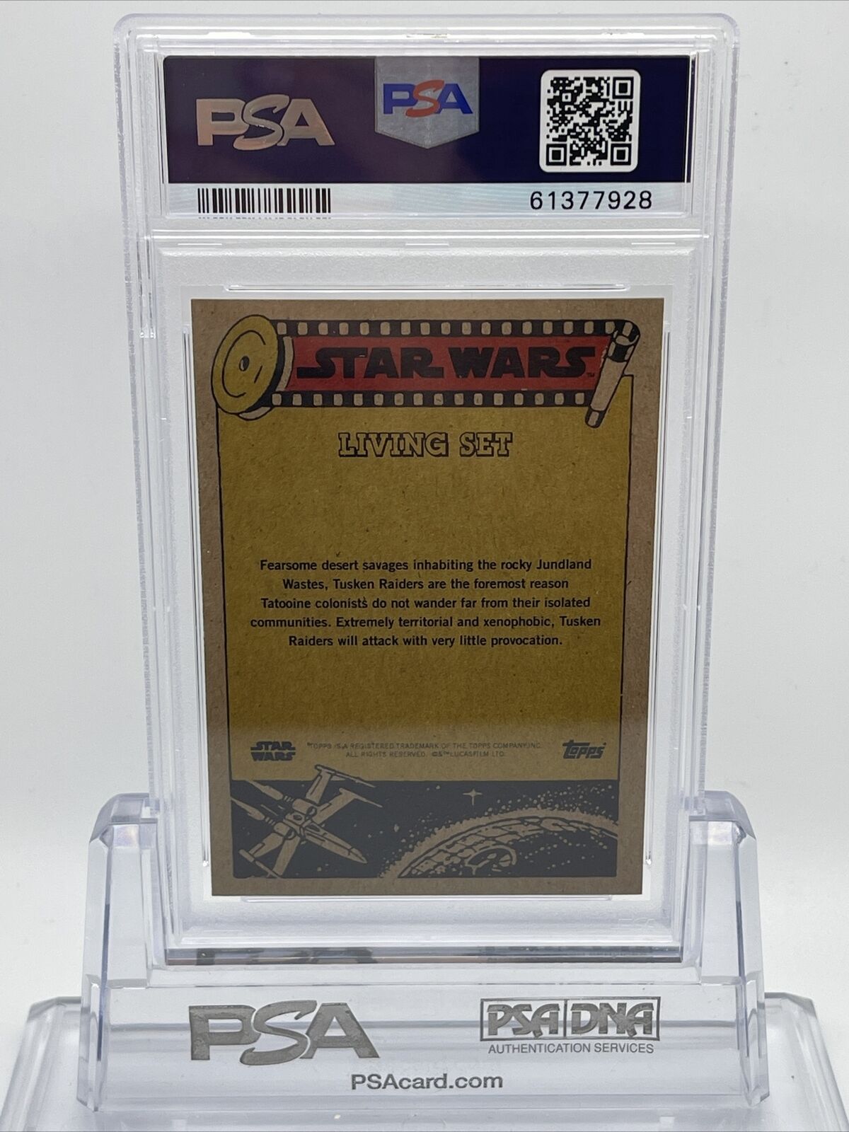2021 Topps Star Wars Living Set Tusken Raider Card #176 PSA 10 Gem Mint