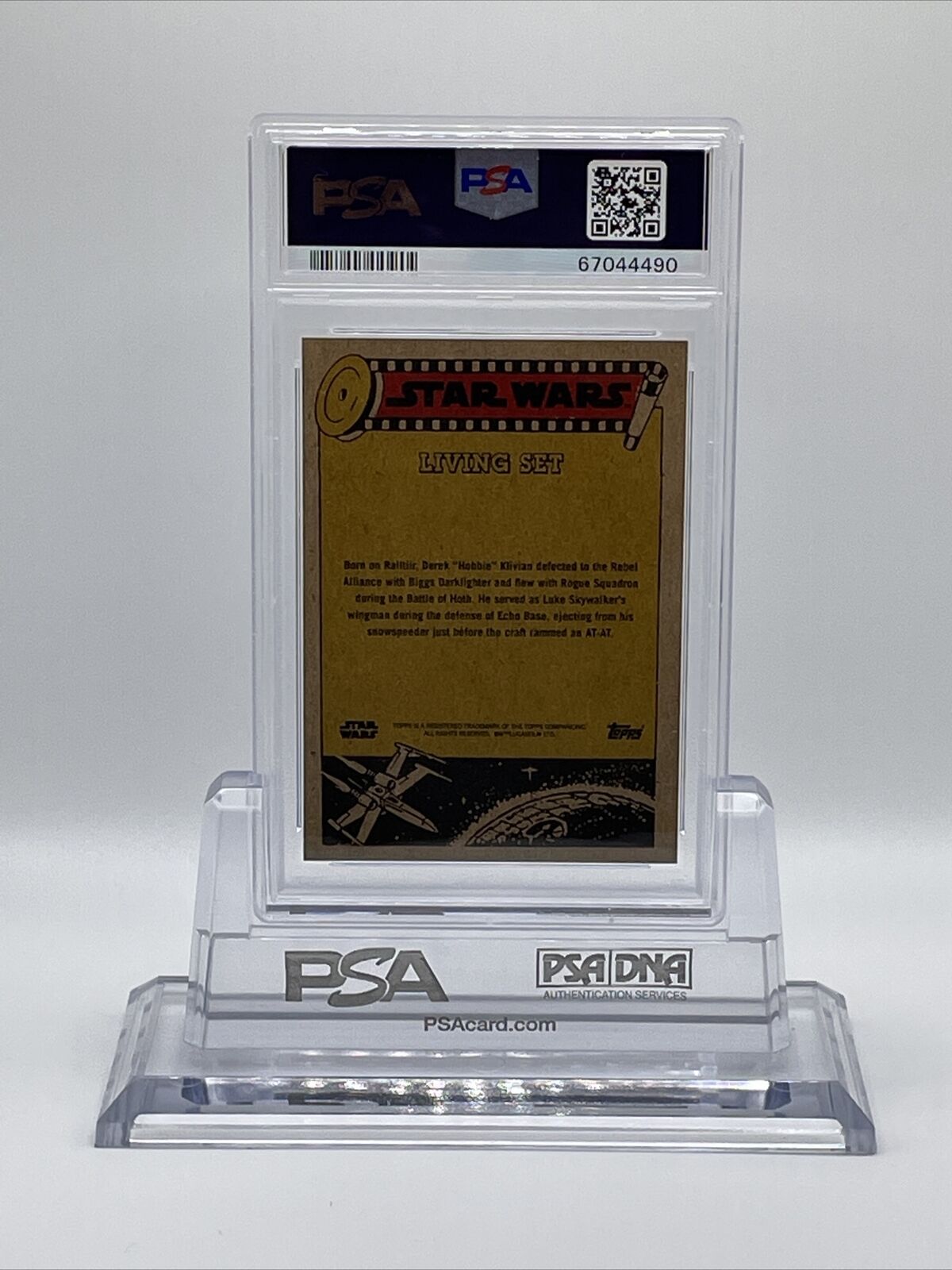 2021 Topps Star Wars Living Set Derek "Hobbie" Klivian Card #246 PSA 10 Gem Mint