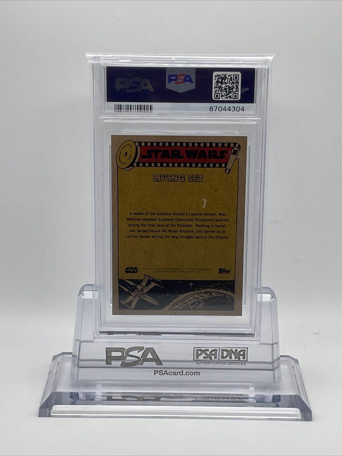 2021 Topps Star Wars Living Set Mon Mothma Card #217 PSA 10 Gem Mint