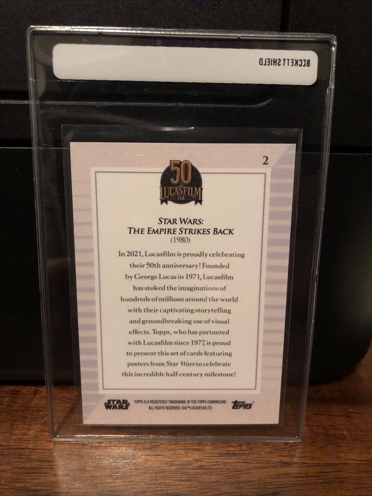 2021 Topps Now Star Wars The Empire Strikes Back Card #2 Nm-Mint FREE SHIPPING