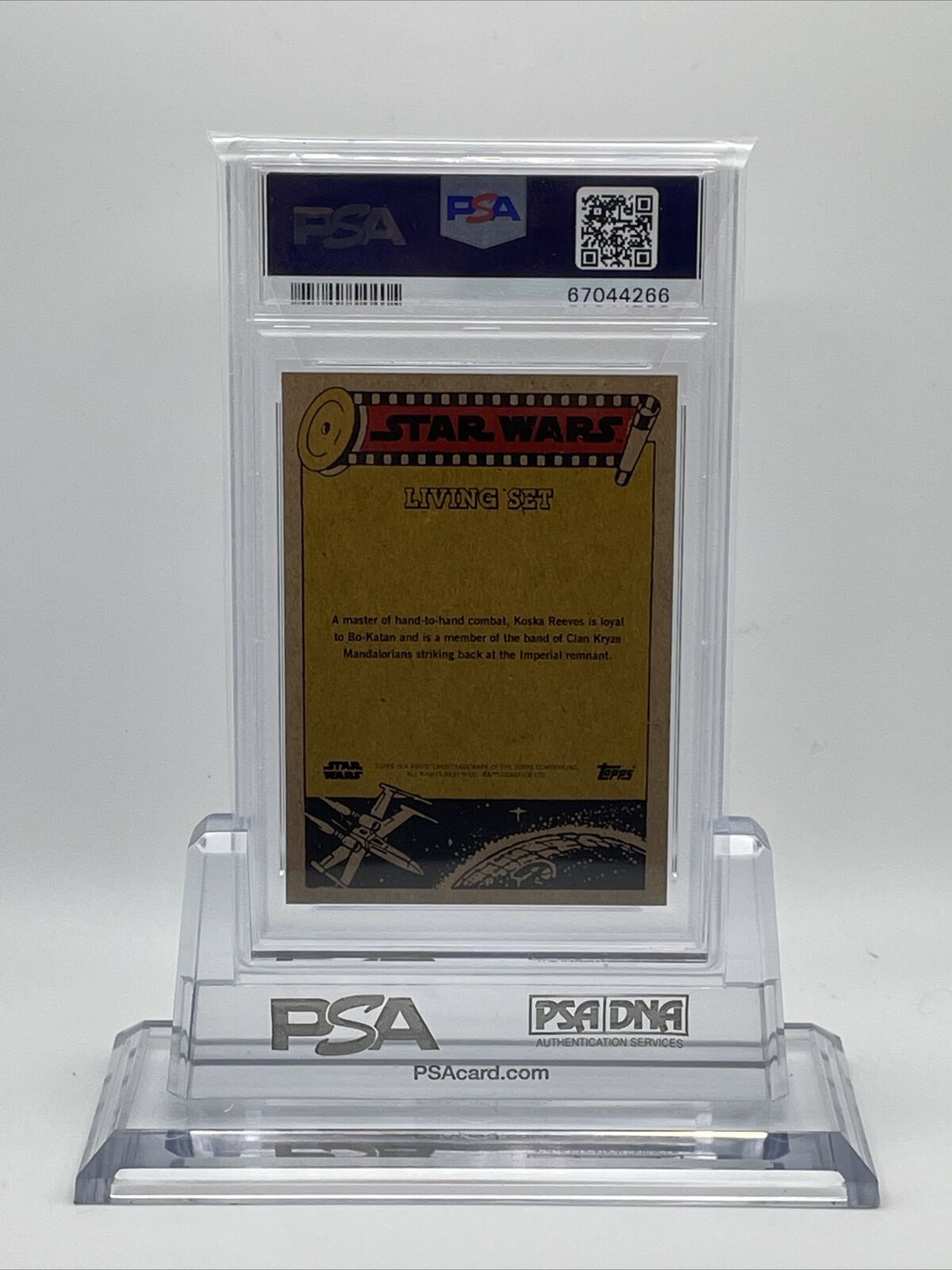 2021 Topps Star Wars Living Set Koska Reeves Card #215 PSA 10 Gem Mint