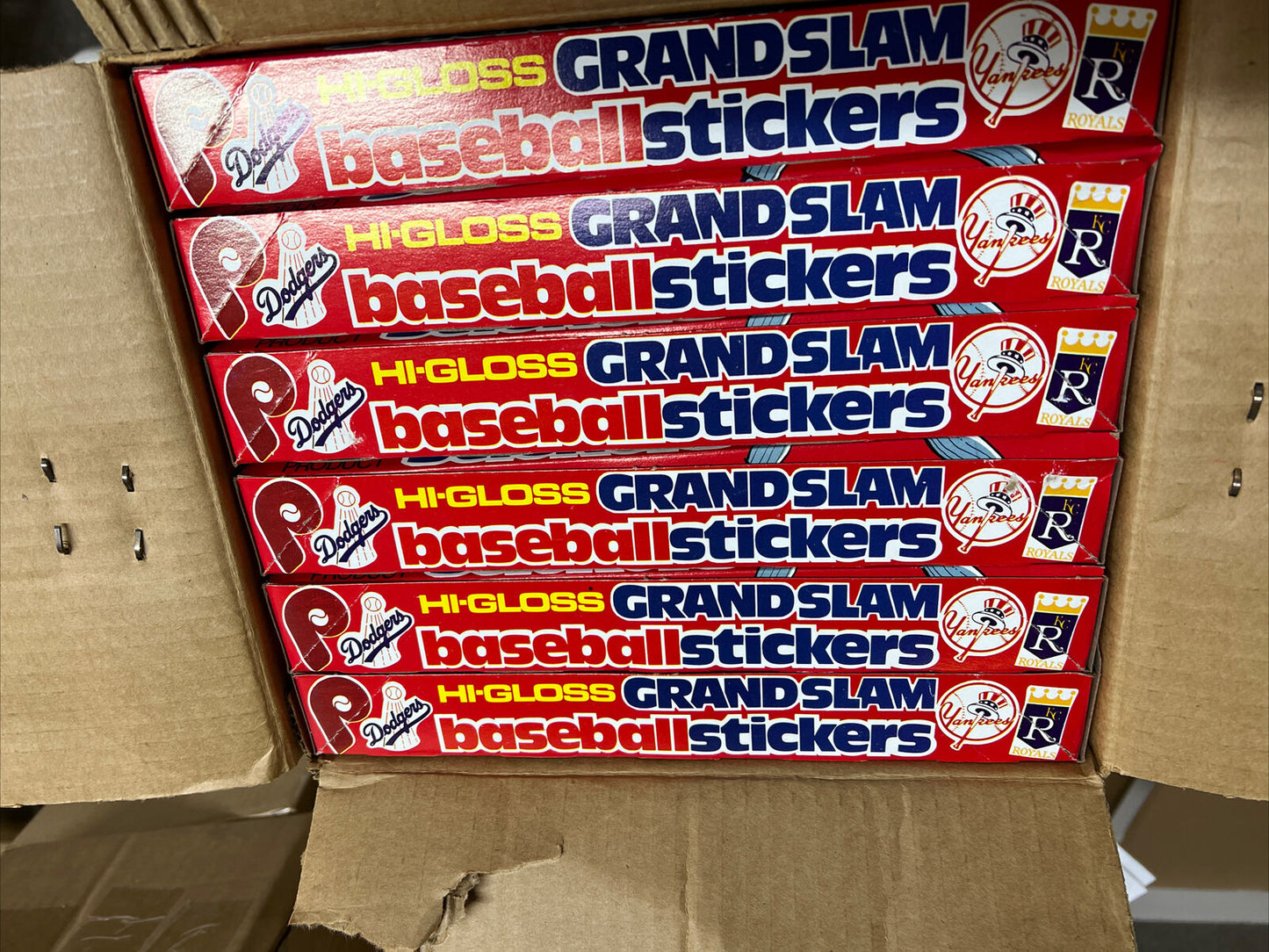 1978 Fleer Stickers Baseball Unopened Box with 24 packs -from a sealed case