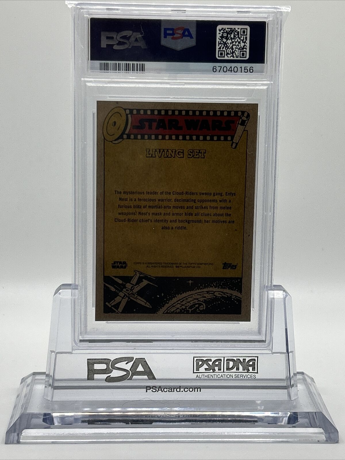 2021 Topps Star Wars Living Set Enfys Nest Card #227 PSA 9 Mint