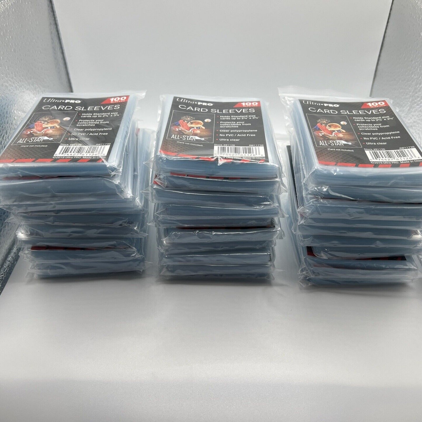Ultra Pro Penny Card Soft Sleeves 30 Packs of 100 for Standard Cards, 3000 Total