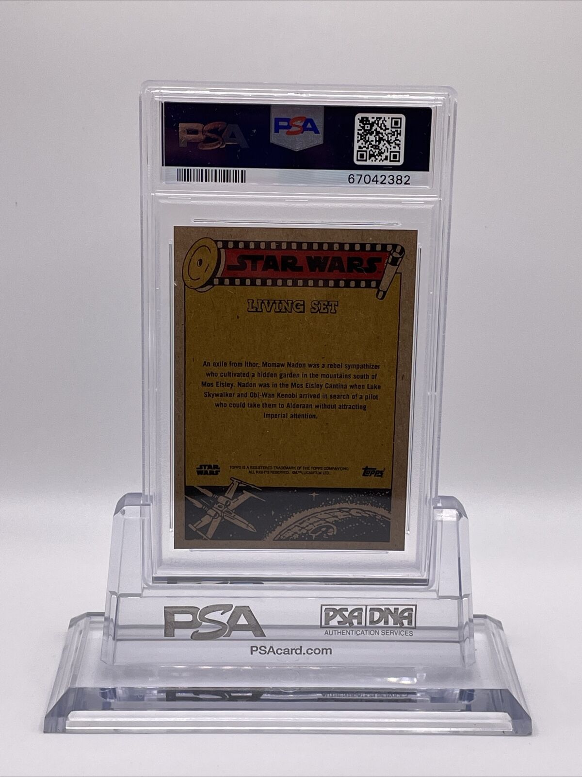 2021 Topps Star Wars Living Set Momaw Nadon Card #263 PSA 10 Gem Mint