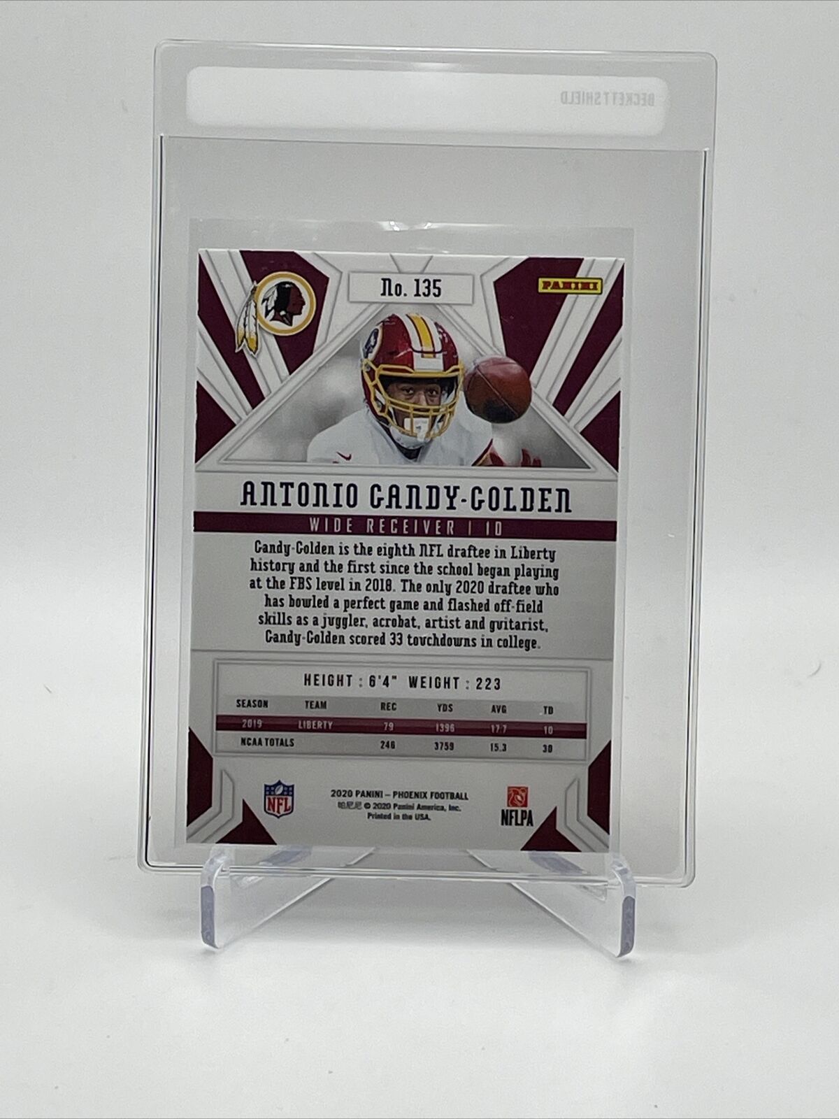 2020 Panini Phoenix FIRE BURST Antonio Gandy-Golden Rookie #135 FREE SHIPPING