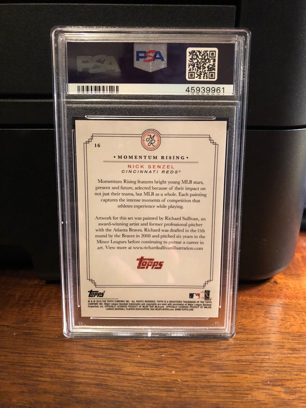 2019 Topps Momentum Rising Nick Senzel Rookie Card #16 PSA 10 Gem Mint