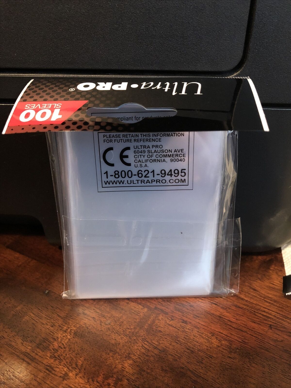 Ultra Pro PREMIUM Soft Card Penny Sleeves 1 Pack of 100 for Standard Sized Cards